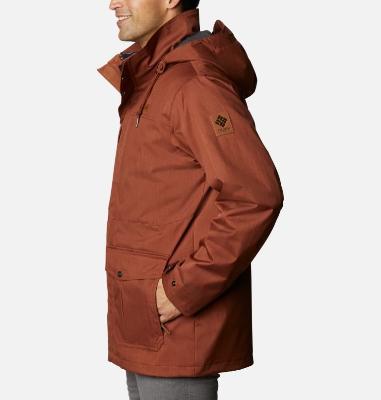 Men's Columbia Horizons Pine Interchange Jackets Brown | CA-E6C01