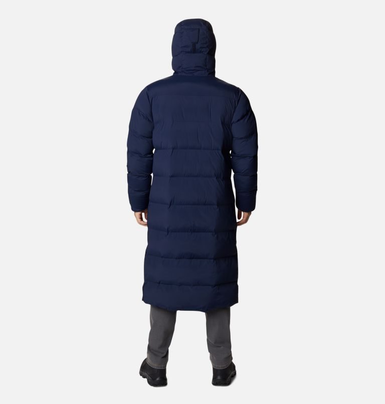 Men's Columbia Hunters Drive Long Parka Jackets Navy | CA-N54A1