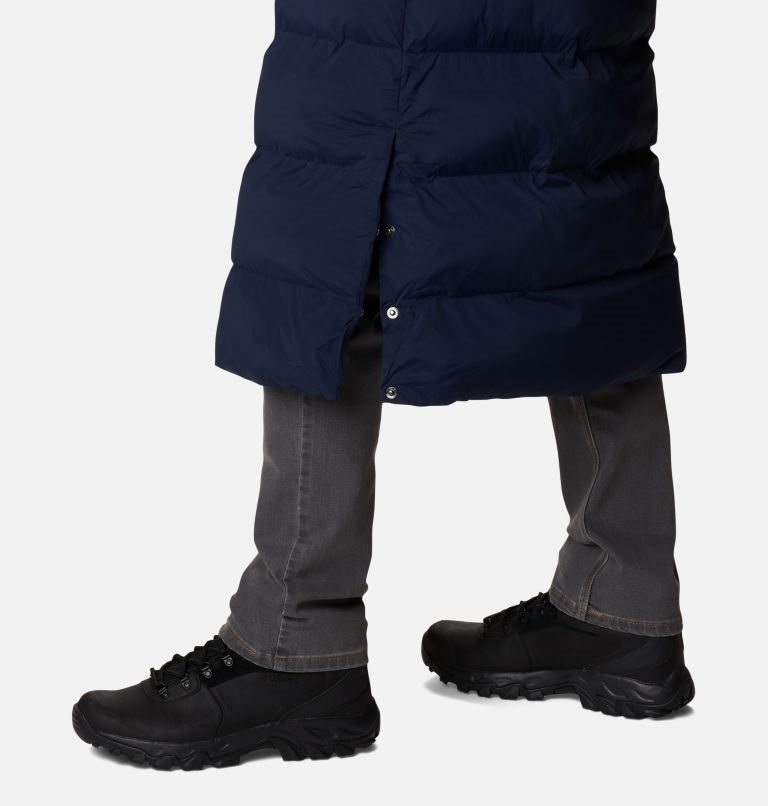 Men's Columbia Hunters Drive Long Parka Jackets Navy | CA-N54A1