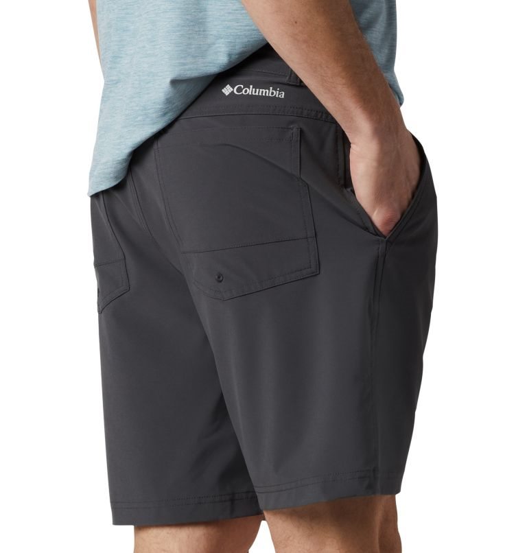 Men's Columbia Hybrid Trek Shorts Black | CA-J0L61