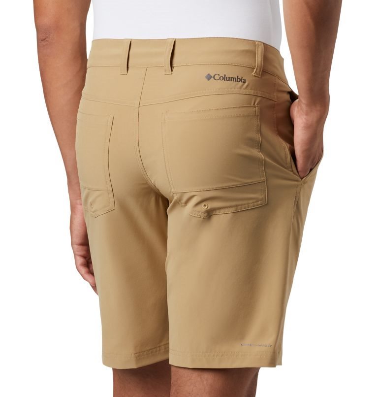 Men's Columbia Hybrid Trek Shorts Khaki | CA-A1345
