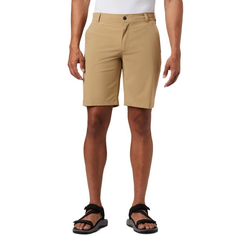 Men\'s Columbia Hybrid Trek Shorts Khaki | CA-A1345