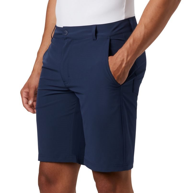 Men's Columbia Hybrid Trek Shorts Navy | CA-R16AL