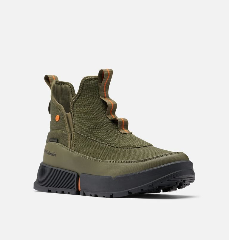 Men's Columbia Hyper-Boreal Metro Hiking Boots Olive | CA-A8A6L