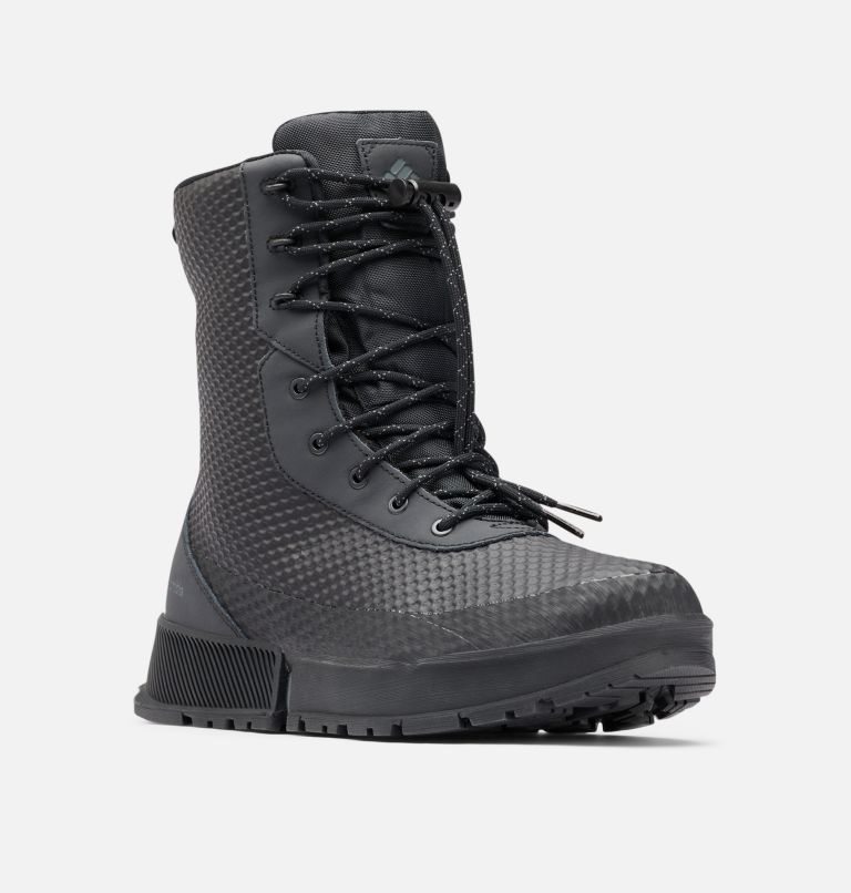 Men's Columbia Hyper-Boreal Omni-Heat Tall Boots Black | CA-OC43A