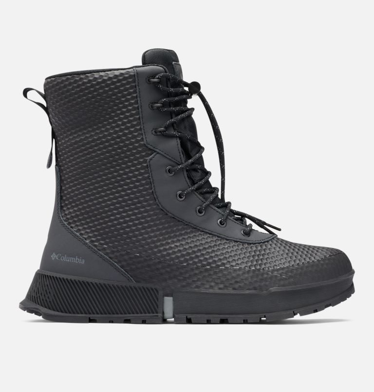 Men\'s Columbia Hyper-Boreal Omni-Heat Tall Boots Black | CA-OC43A