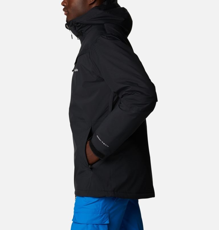 Men's Columbia Iceberg Point Jackets Black | CA-W1LA3