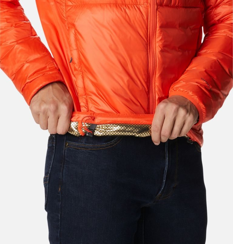 Men's Columbia Infinity Summit Omni-Heat Infinity Double Wall Down Jackets Orange | CA-T6458