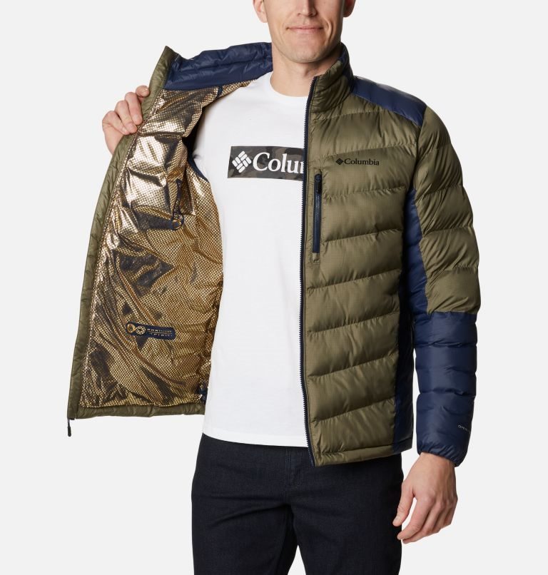 Men's Columbia Labyrinth Loop Omni-Heat Infinity Insulated Jackets Olive | CA-O04A1
