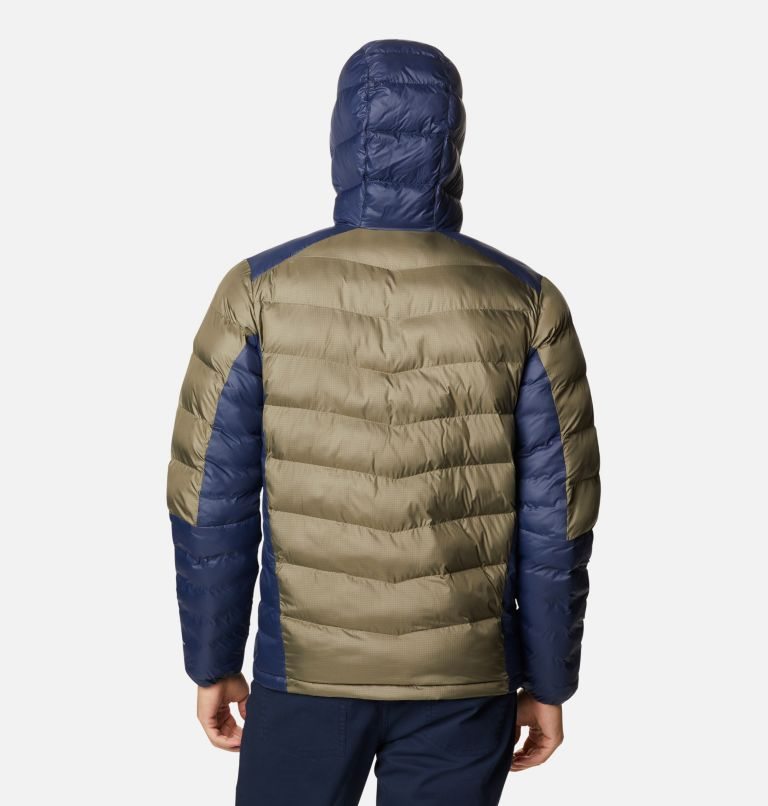 Men's Columbia Labyrinth Loop Omni-Heat Infinity Hooded Insulated Jackets Olive | CA-P48C5