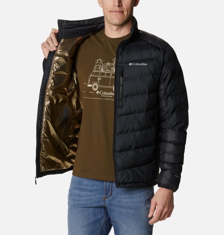 Men's Columbia Labyrinth Loop Omni-Heat Infinity Insulated Jackets Black | CA-X6A04