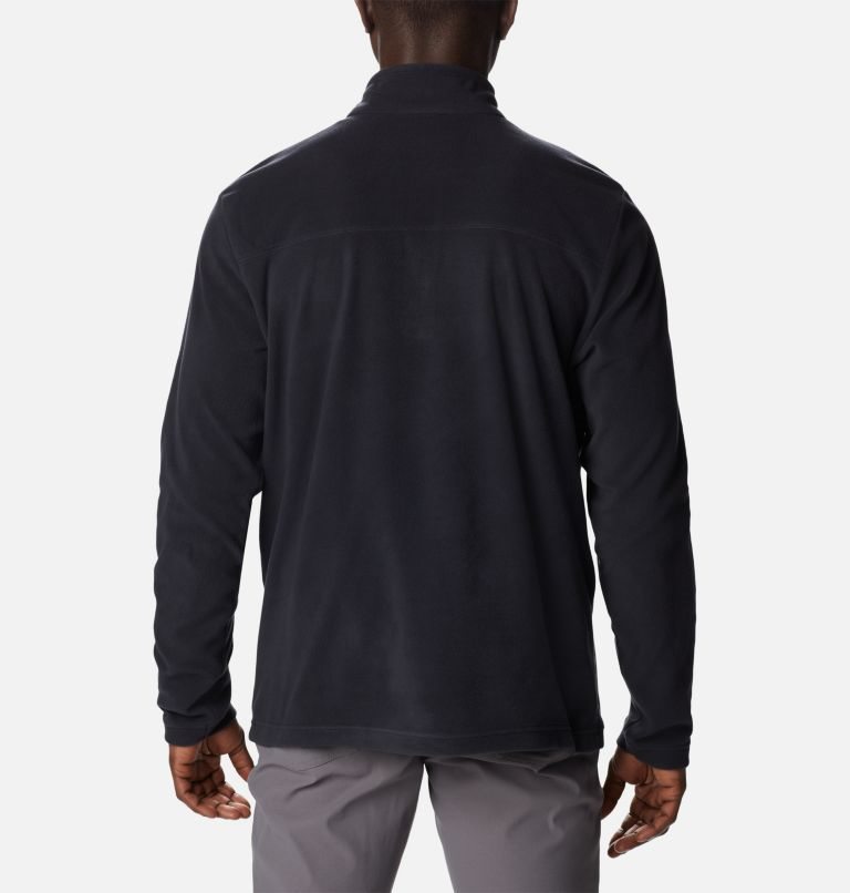 Men's Columbia Lake Aloha Half Zip Fleece Sweatshirts Black | CA-F0L4C