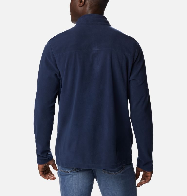Men's Columbia Lake Aloha Half Zip Fleece Sweatshirts Navy | CA-Q4583
