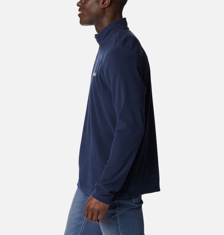 Men's Columbia Lake Aloha Half Zip Fleece Sweatshirts Navy | CA-Q4583