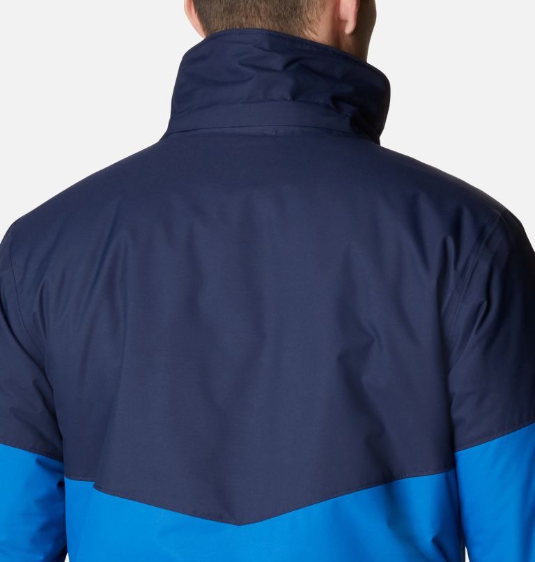 Men's Columbia Last Tracks Ski Insulated Jackets Navy | CA-DL64C