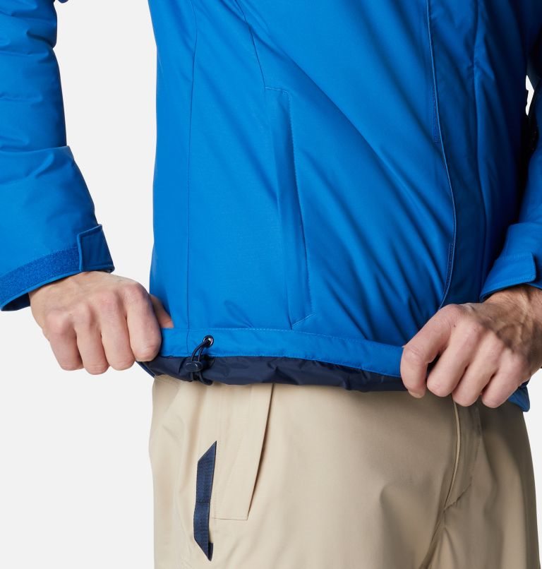Men's Columbia Last Tracks Ski Insulated Jackets Navy | CA-DL64C
