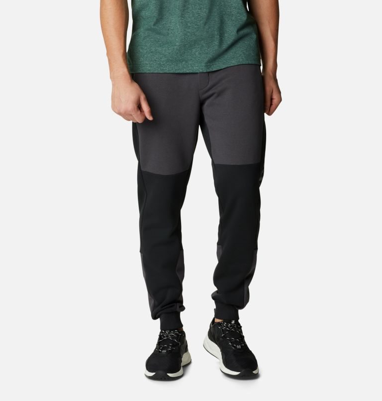 Men\'s Columbia Lodge Colorblock Jogger Black | CA-A4C50