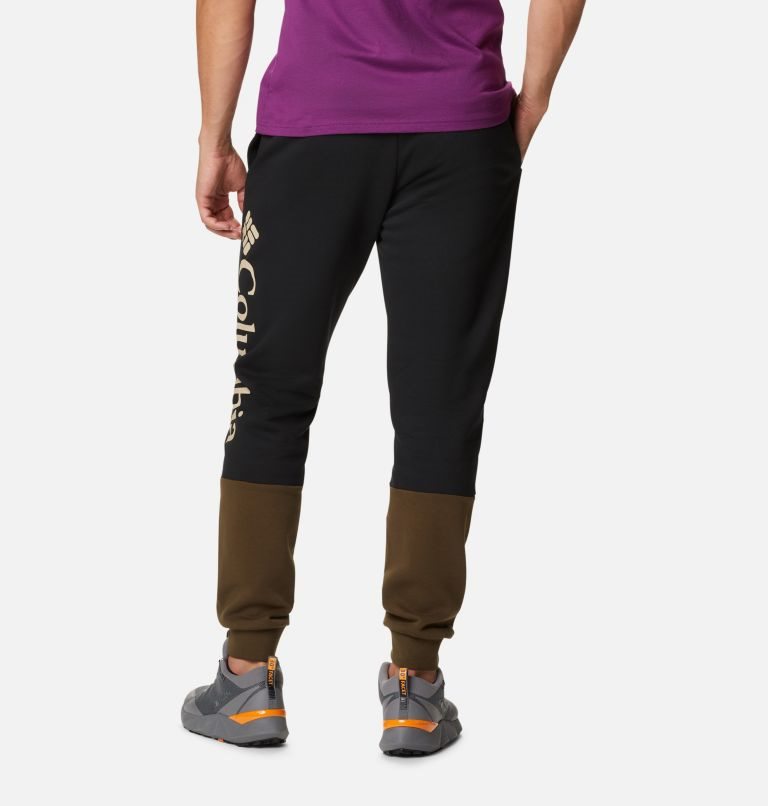 Men's Columbia Lodge Colorblock Jogger Brown / Black | CA-E4C65