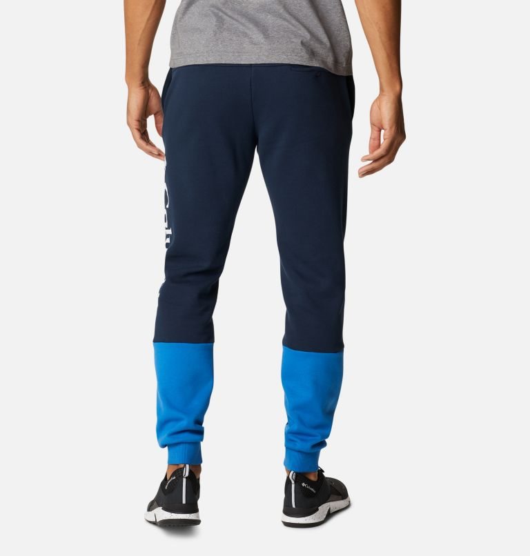 Men's Columbia Lodge Colorblock Jogger Blue / Navy | CA-K5046