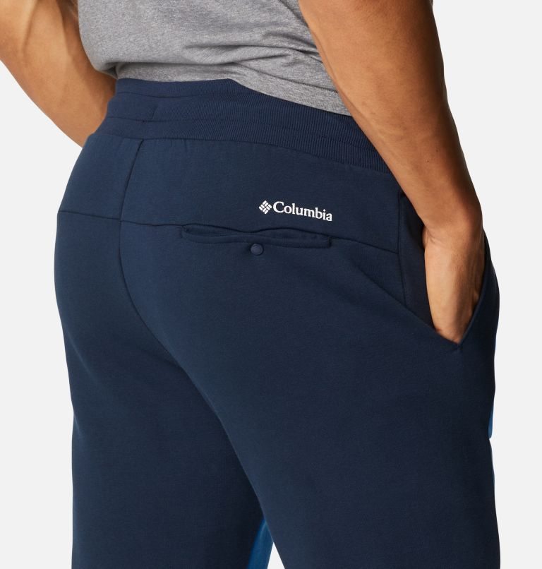Men's Columbia Lodge Colorblock Jogger Blue / Navy | CA-K5046