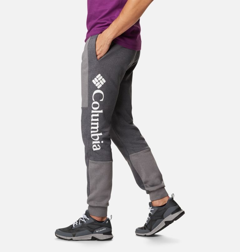Men's Columbia Lodge Colorblock Jogger Grey | CA-PL451