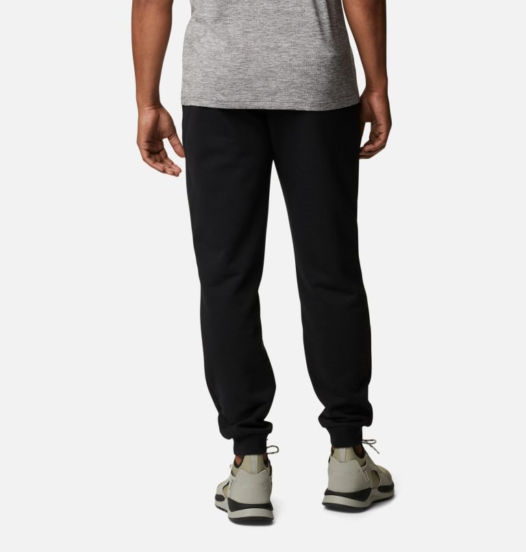 Men's Columbia Lodge Heavyweight Jogger Black | CA-BA401