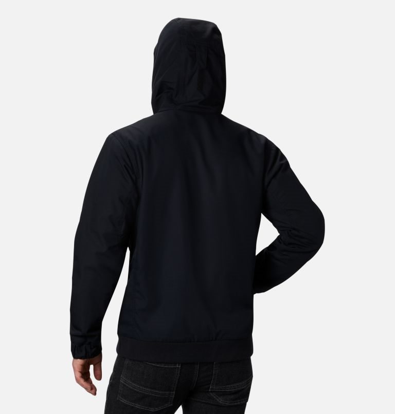 Men's Columbia Loma Vista Hooded Jackets Black | CA-TC863