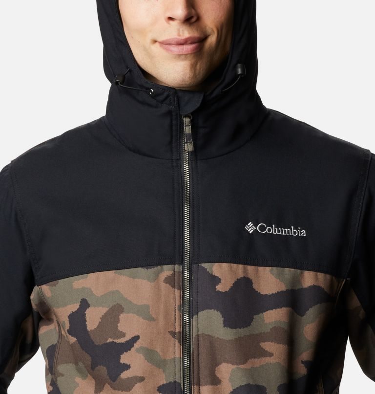 Men's Columbia Loma Vista Hooded Jackets Camo | CA-X6L43