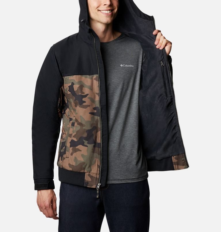 Men's Columbia Loma Vista Hooded Jackets Camo | CA-X6L43