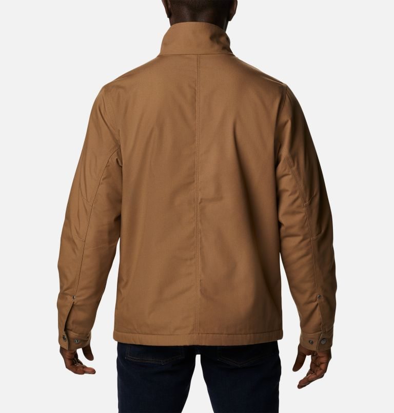 Men's Columbia Loma Vista Lined Fleece Jackets Brown | CA-B068A