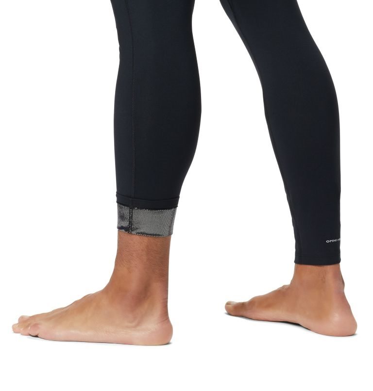 Men's Columbia Midweight Stretch Baselayer Tight Black | CA-RL048