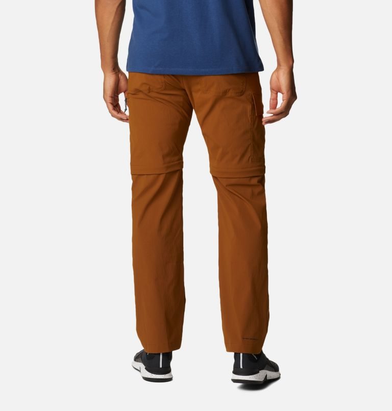 Men's Columbia Newton Ridge Convertible Pants Brown | CA-KA5L0