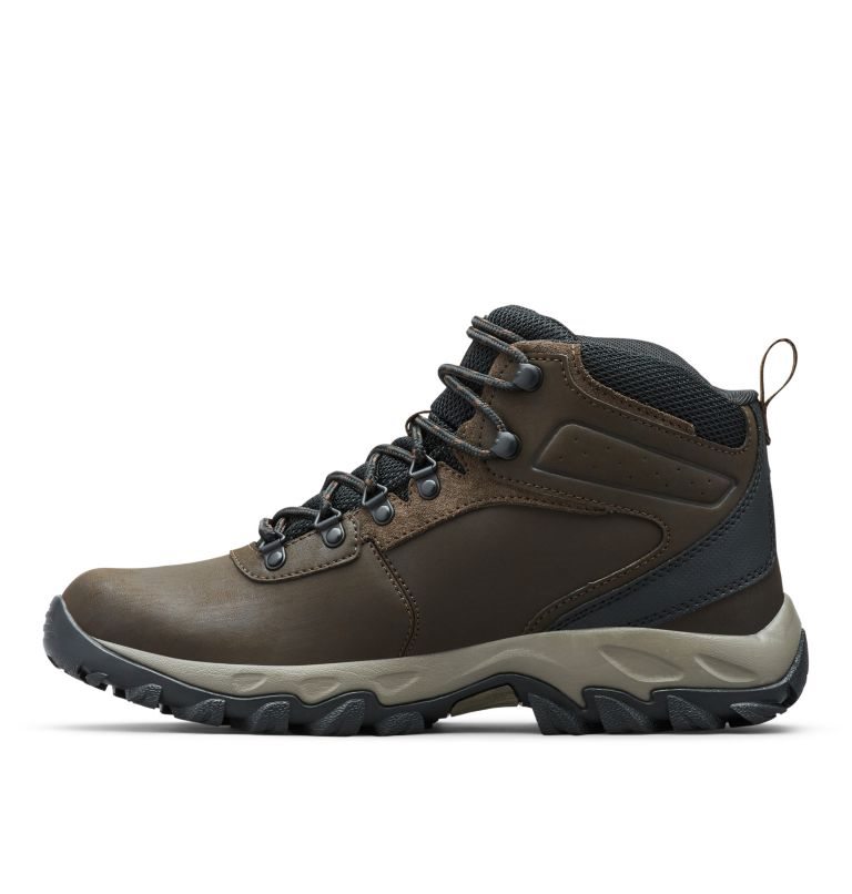 Men's Columbia Newton Ridge Plus II Waterproof Hiking Boots Chocolate | CA-G60A8