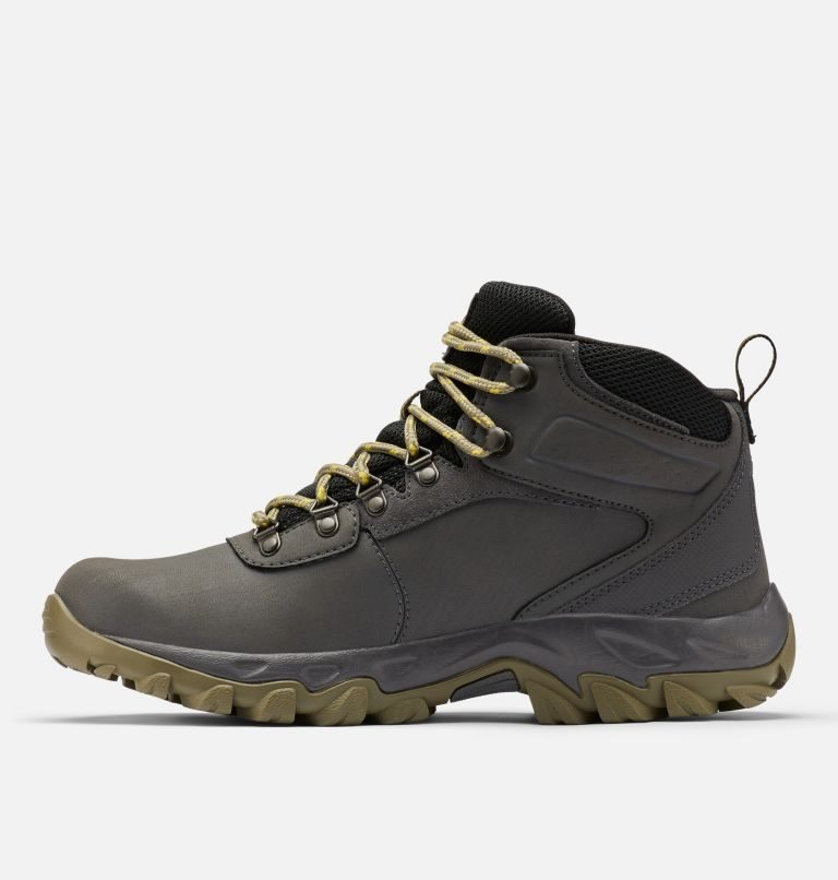 Men's Columbia Newton Ridge Plus II Waterproof Hiking Boots Dark Grey | CA-J5CL6