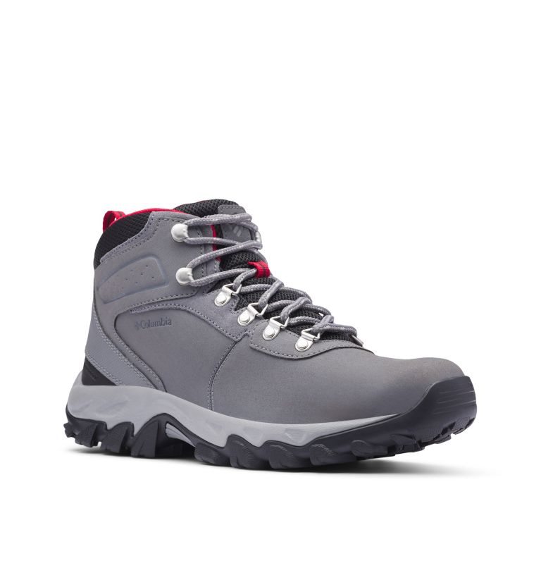 Men's Columbia Newton Ridge Plus II Waterproof Hiking Boots Grey | CA-O5L8A