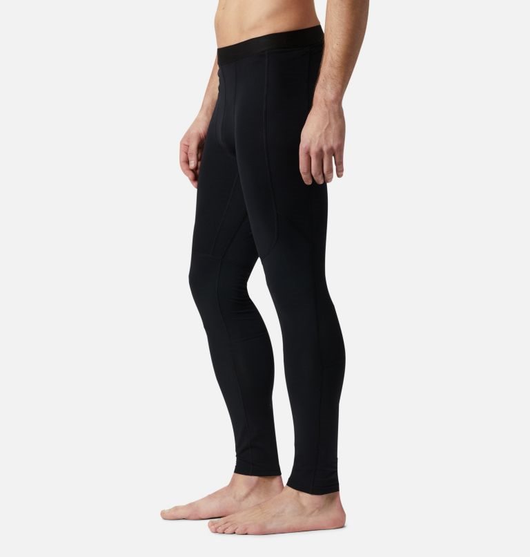 Men's Columbia Omni-Heat 3D Knit Baselayer Tight Black | CA-RC15A
