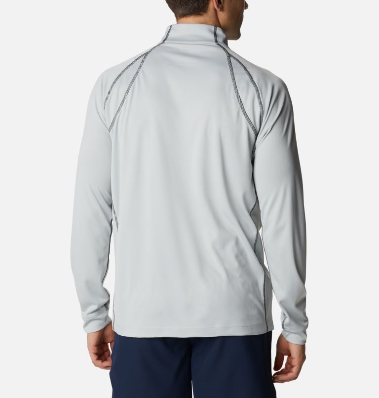 Men's Columbia Omni-Heat Range Session Sweatshirts Light Grey | CA-P58AC