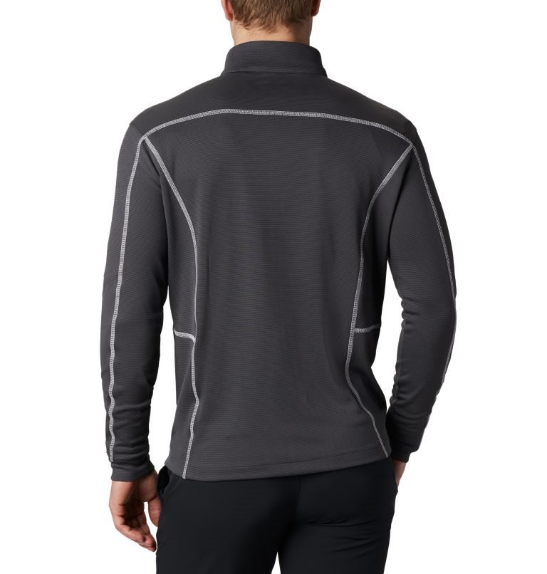 Men's Columbia Omni-Wick Shotgun Quarter-Zip Sweatshirts Black | CA-W1L5A