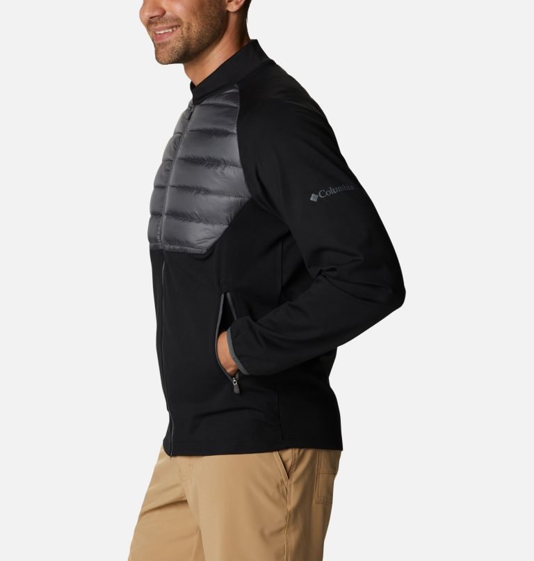 Men's Columbia Omni-Wick in the Element Jackets Black | CA-B6CAL