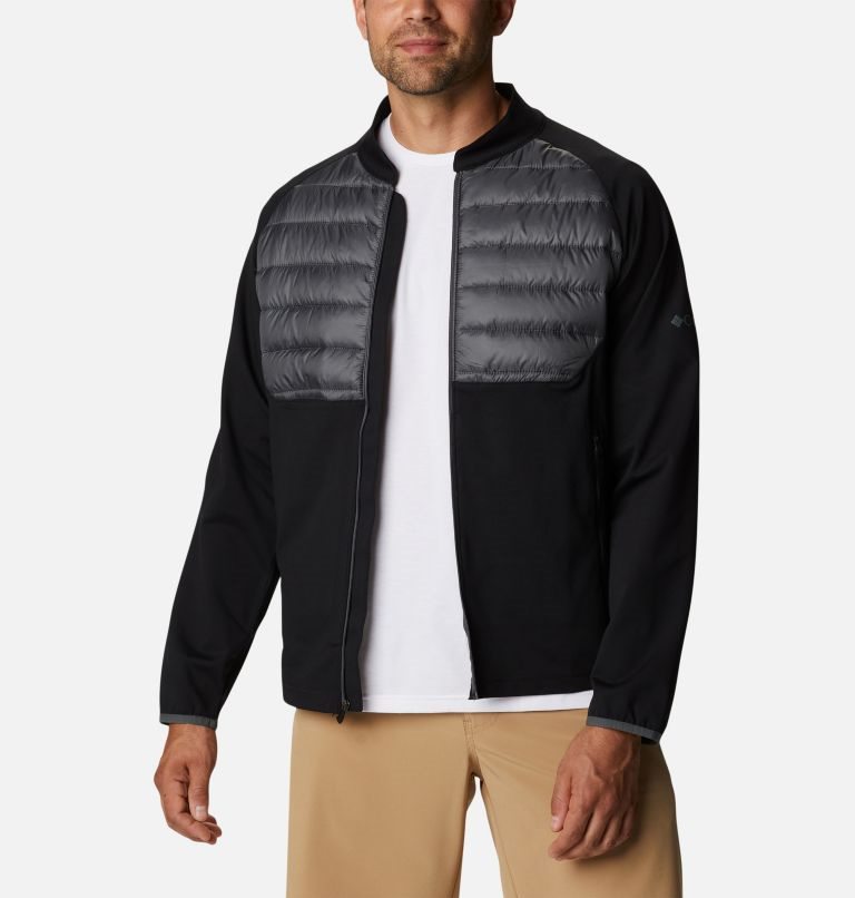 Men's Columbia Omni-Wick in the Element Jackets Black | CA-B6CAL