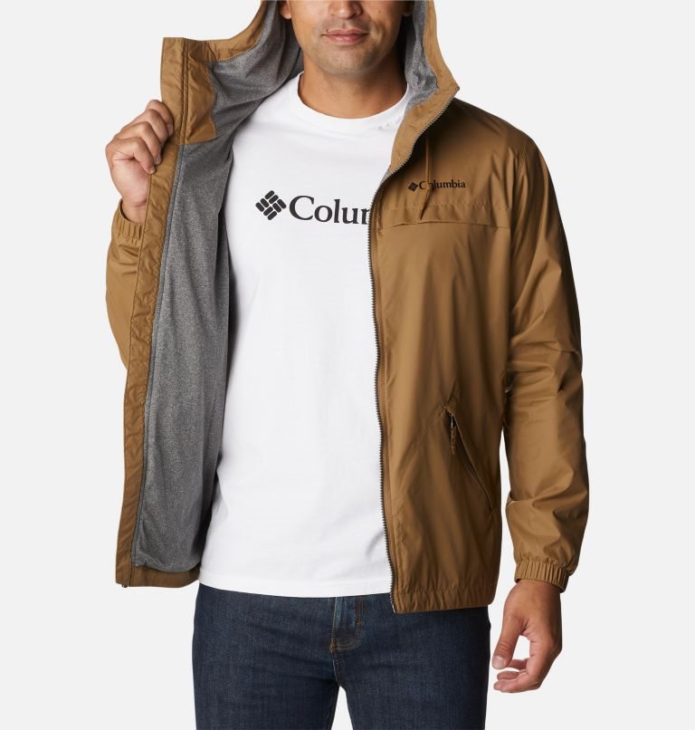 Men's Columbia Oroville Creek Lined Jackets Brown | CA-Z5CA8