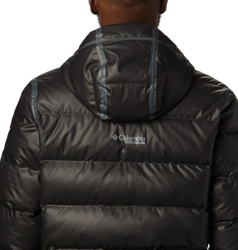 Men's Columbia OutDry Ex Alta Peak Down Jackets Black | CA-N510A