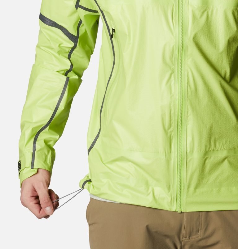 Men's Columbia OutDry Ex NanoLite Shell Jackets Green | CA-P8541