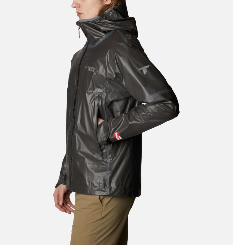 Men's Columbia OutDry Ex NanoLite Shell Jackets Black | CA-Z360C
