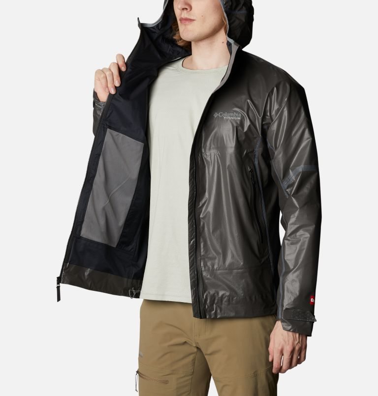Men's Columbia OutDry Ex NanoLite Shell Jackets Black | CA-Z360C