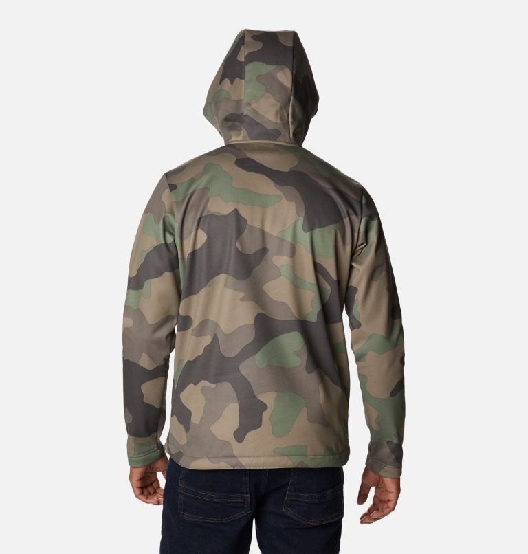 Men's Columbia Out-Shield Dry Fleece Hoodie Camo | CA-G6051