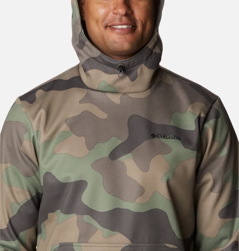 Men's Columbia Out-Shield Dry Fleece Hoodie Camo | CA-G6051