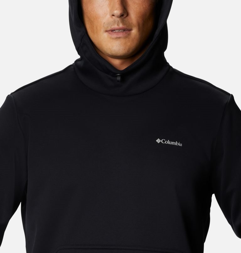 Men's Columbia Out-Shield Dry Fleece Hoodie Black | CA-X143C