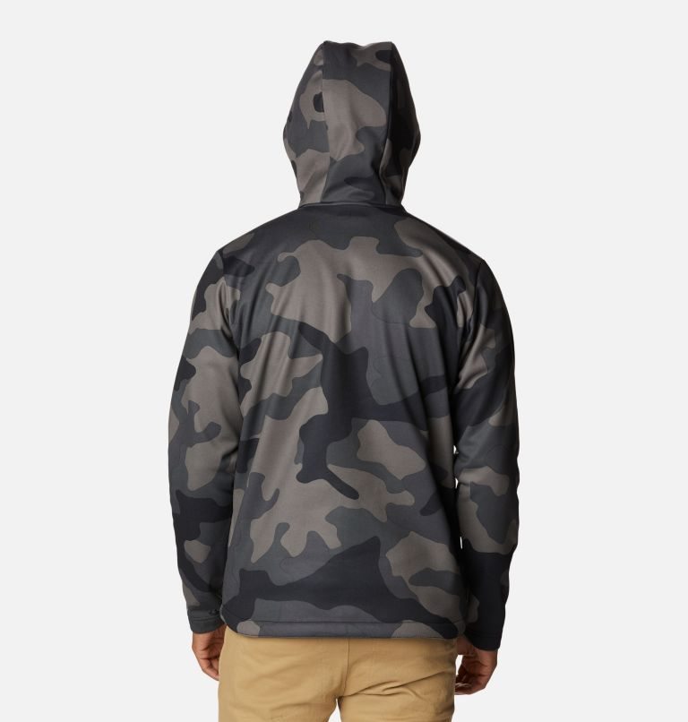 Men's Columbia Out-Shield Dry Fleece Hoodie Camo | CA-Z5461