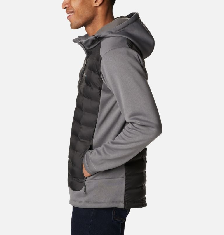Men's Columbia Out-Shield Full Zip Hoodie Insulated Jackets Grey | CA-U6L85